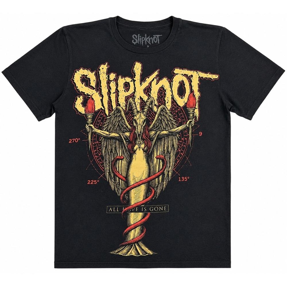 Slipknot All Hope Is Gone Shirt Men's Small Black Snuff Angels Lie Band Tee Y2K